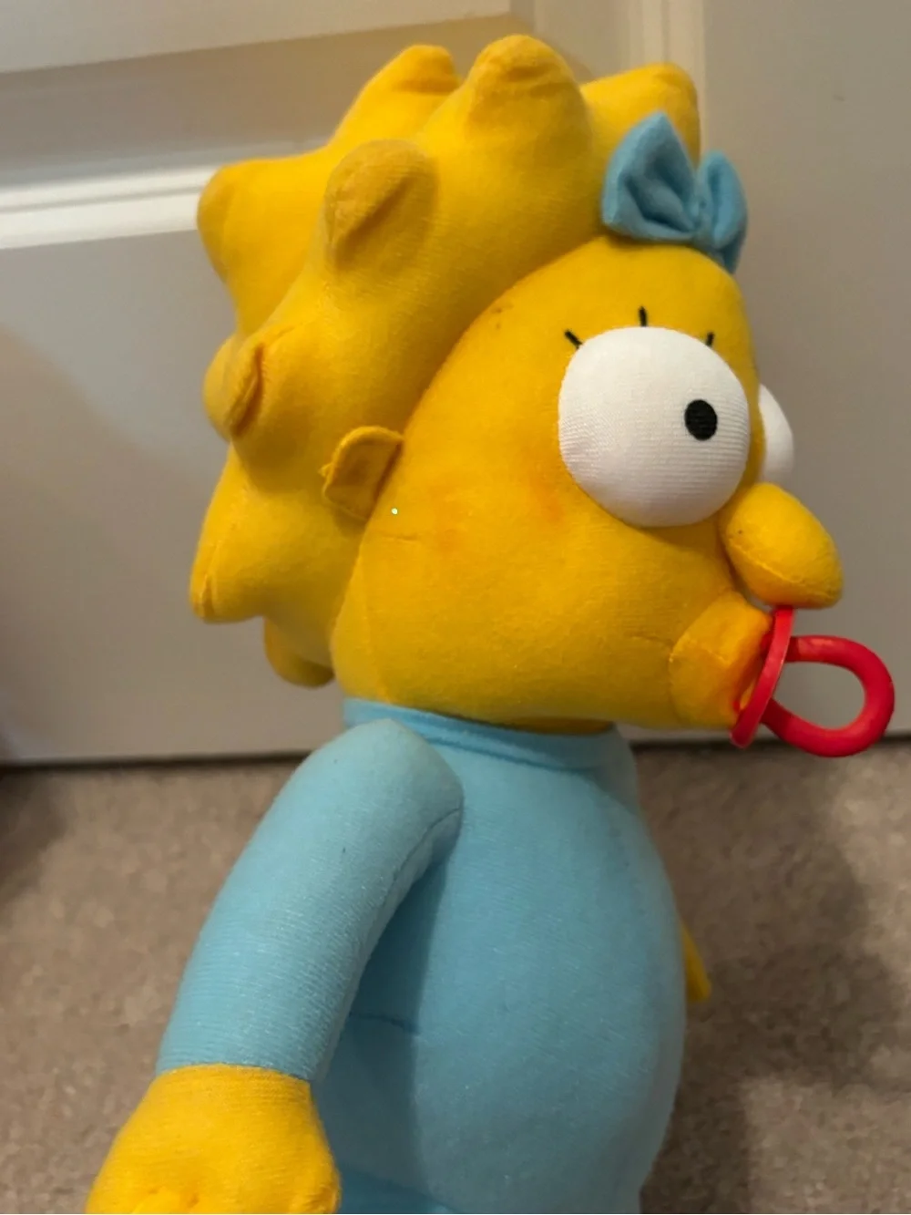 Vintage The Simpsons Bart Lisa Maggie Simpson Plush Toy Lot Bendy Lisa Tags